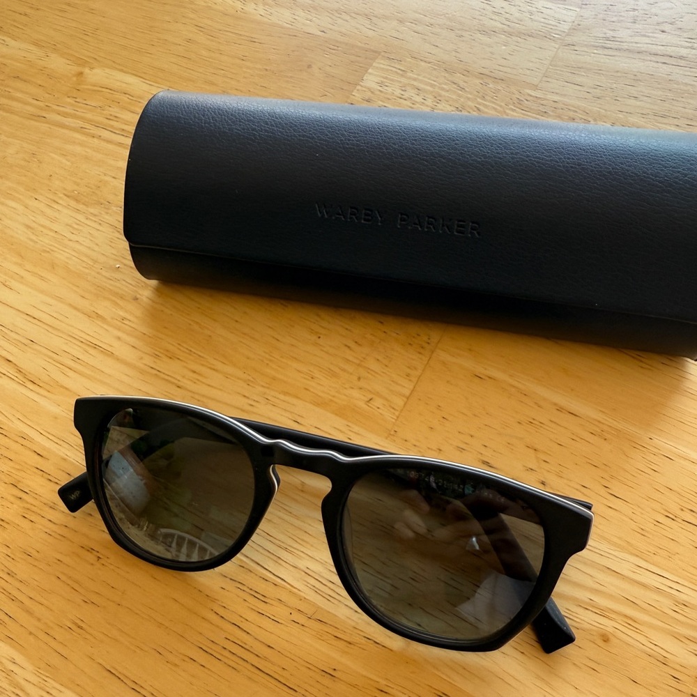 Warby Parker Topper Black Sunglasses